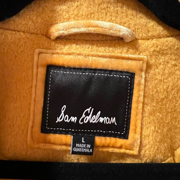 Sam Edelman “mustard yellow” lined wool blend coat. Large. Excellent condition! - Picture 5 of 10